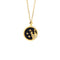 Sterling Plateado Zodiac Negro shell Virgo