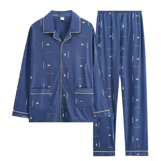 Pijama Suelto para Hombre Primavera Otoño - Image 21