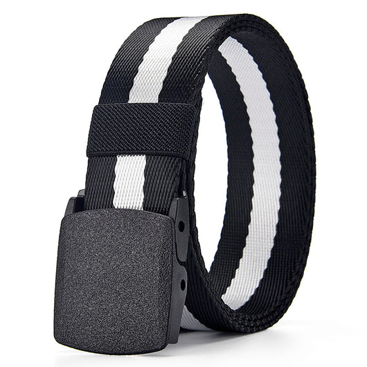 Cinturón de Lona para Hombre con Hebilla Automática Outdoor - Image 4