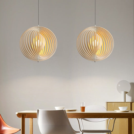Lámpara Colgante Giratoria Moon Nordic para Restaurante