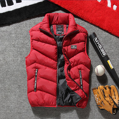 Chaleco Acolchado de Plumón para Hombre - Rojo Outdoor - Image 10