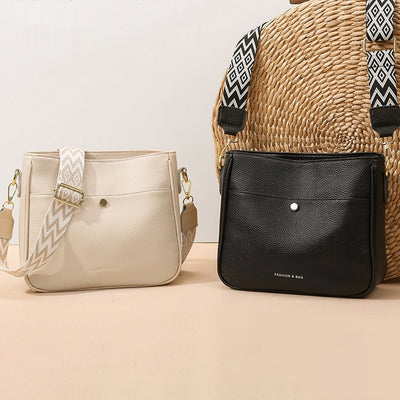 Bolso Bandolera de Cuero Genuino - Estilo Casual Premium