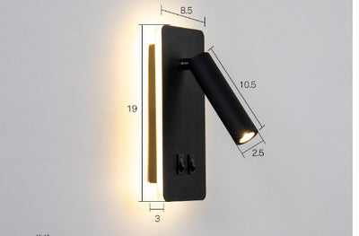 Lámpara LED de Lectura Minimalista Nórdica para Mesita de Noche - Image 6