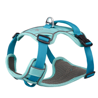 Arnés Pectoral Anti Deslizante para Mascotas Grandes con Cuerda de Tracción - Image 10