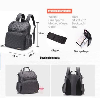 Mochila Multifuncional para Mamá con Espacio para Bebé - Image 23