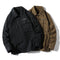 Chaqueta Camisa Casual con Múltiples Bolsillos para Hombre