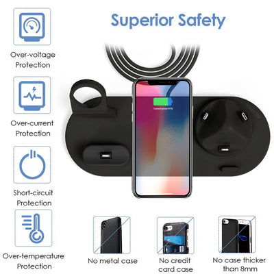 Estación de Carga 4 en 1 para iPhone, Apple Watch, AirPods y más - Image 17