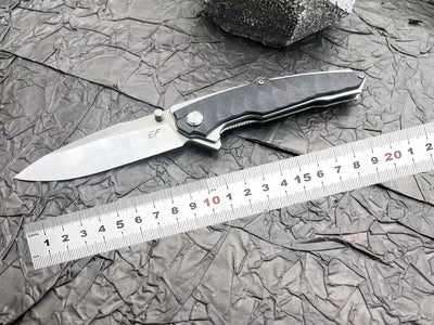 Cuchillo Plegable de Supervivencia con Mango de Fibra de Nylon - Image 12