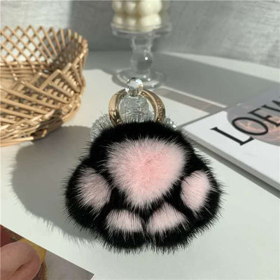 Llavero Colgante de Felpa Garra de Gato - Accesorio Decorativo para Bolso y Auto - Image 17
