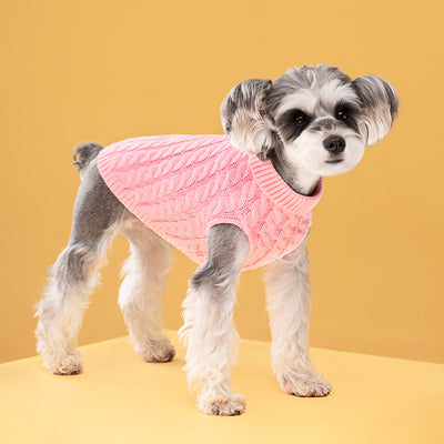 Suéter Tejido para Mascotas - Abrigo Cálido de Cuello Alto para Perros y Gatos - Image 20