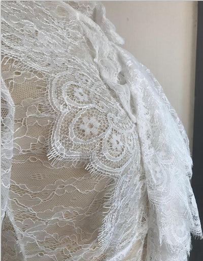 Blusa Ajustada de Encaje con Mangas Largas para Mujer - Image 5
