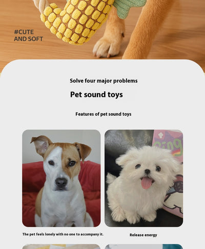 Juguete Masticable de Terciopelo Piña para Perros - Larga Duración - Image 9