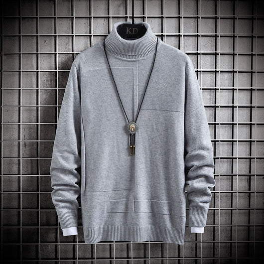 Suéter Tejido Cuello Alto para Estudiantes - Image 12