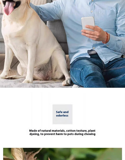 Juguete de Cuerda para Tirar Limpiador Dental Interactivo para Perros - Image 14
