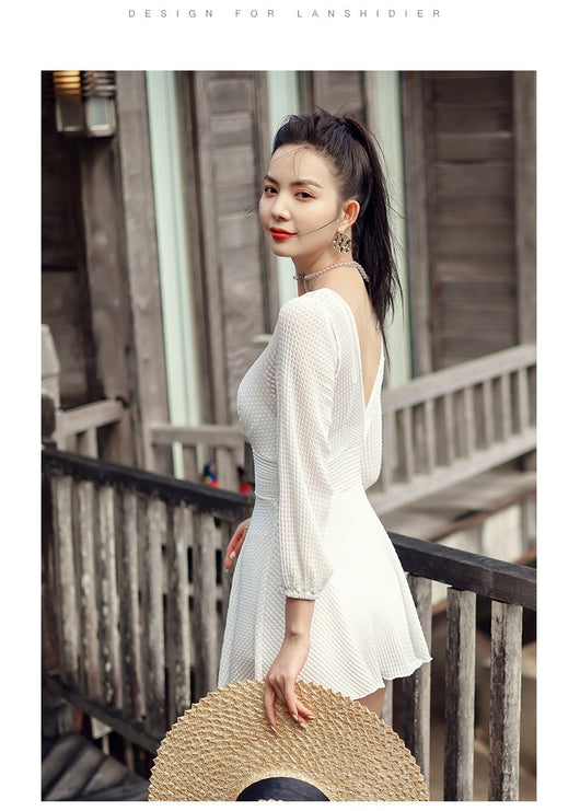 Traje de Baño Coreano Manga Larga con Control de Abdomen y Push Up - Image 20