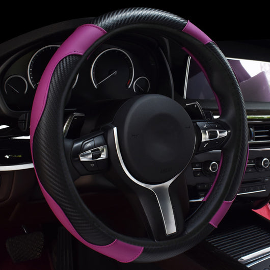 Funda de Volante de Cuero Elástica sin Aro - Image 7