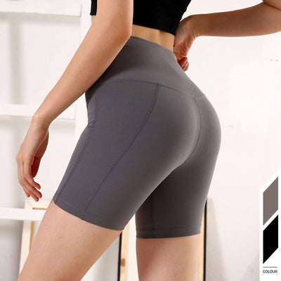 Pantalones de yoga ajustados para cadera en color durazno - Image 6