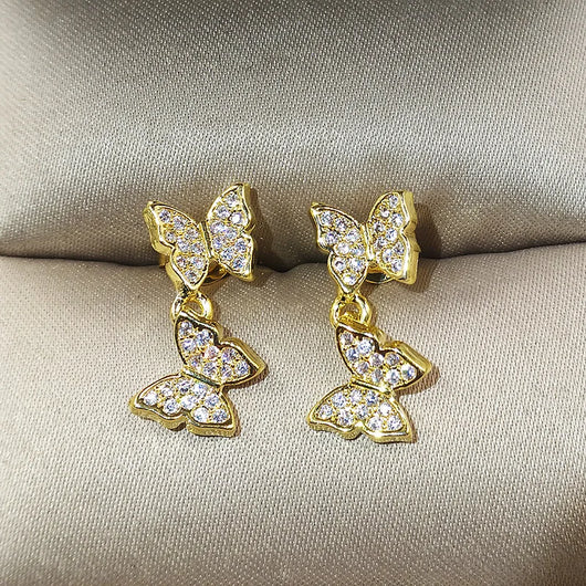 Aretes de Diamante con Moño - Image 11