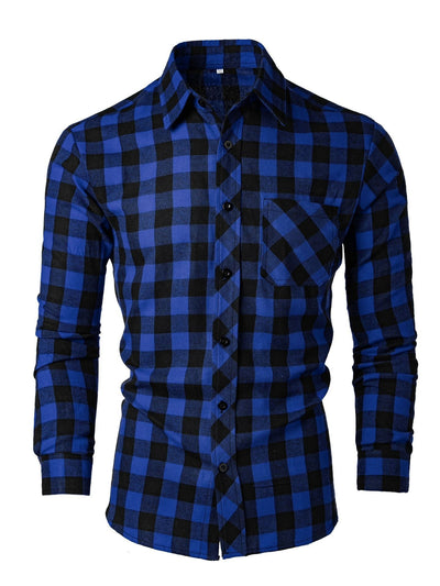 Camisa Casual Estampada Slim Fit con Solapa - Image 9