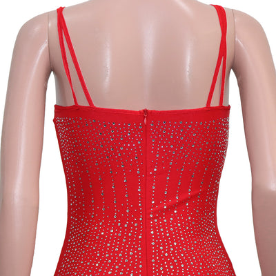 Jumpsuit Elegante de Malla Transparente con Strass y Tirantes - Image 12