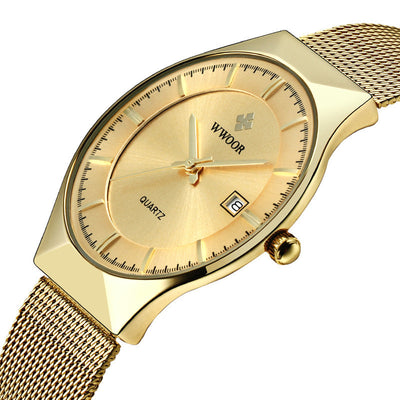 Reloj Casual Milano con Correa de Malla Resistente al Agua - Image 8