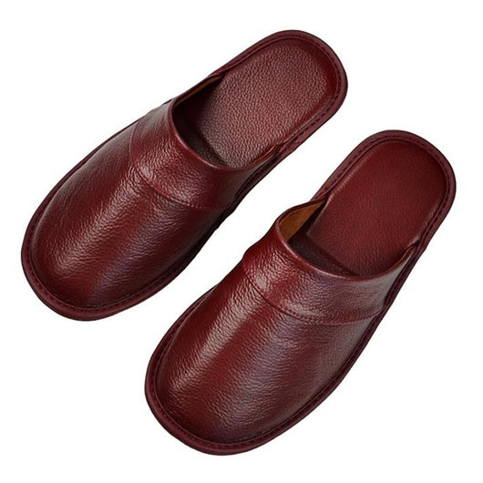 Pantuflas de Cuero Genuino Baotou Cómodas para Toda la Familia - Image 6