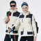 Chaqueta de Esquí para Hombre Impermeable Térmica Softshell Resistente al Viento