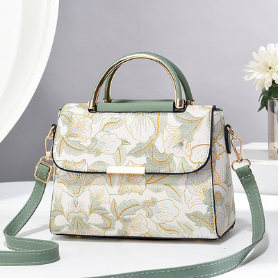 Bolso Bandolera Mujer Estilo Chino con Estampado Trendy
