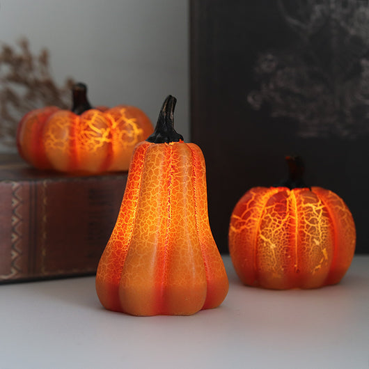 Linterna de Calabaza LED Decorativa - Lámpara Luminosa de Resina para Halloween - Image 18