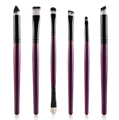 Set de 6 Brochas de Maquillaje Profesional para Ojos, Cejas y Labios - Image 7