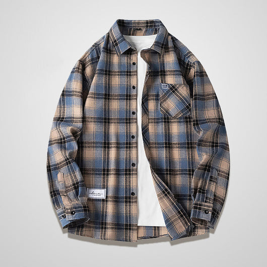 Camisa de Cuadros Manga Larga para Hombre - Marca Americana - Image 7