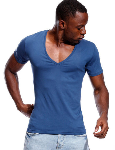 Playera Escote Profundo para Hombre - Cuello en V Amplio - Image 3