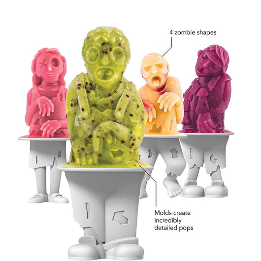 Moldes de Paletas Zombie Calavera - Set de 4 Moldes para Helados y Paletas Caseras - Image 3
