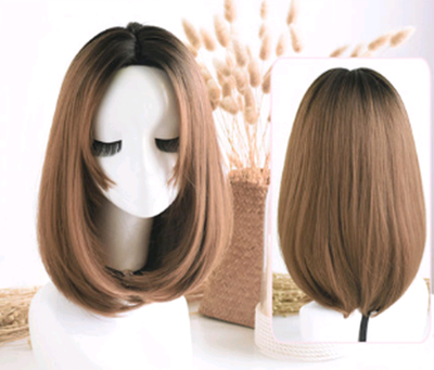 Peluca Larga Liso Realista - Cabello Sintético de Moda - Image 7