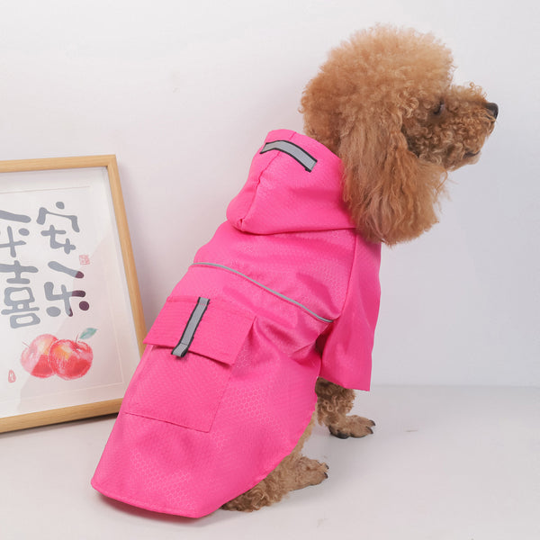 Abrigo Impermeable Reflectante para Perros y Gatos - Protección Total en Lluvia y Nieve