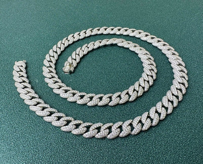 Cadena Cubana de Diamantes Completos Estilo Europeo y Americano - Image 30