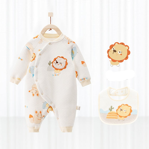 Pijama Térmico de Algodón y Seda para Bebé Recién Nacido