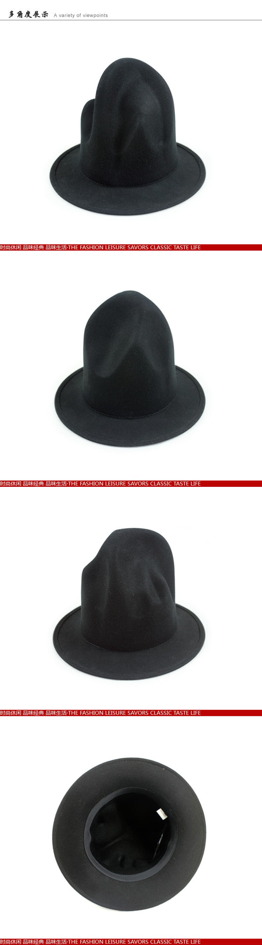Gorro Puntiagudo de Lana Estilo Británico para Otoño e Invierno - Image 13