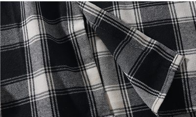 Camisa de Manga Larga a Cuadros para Hombre en Poliéster - Image 13