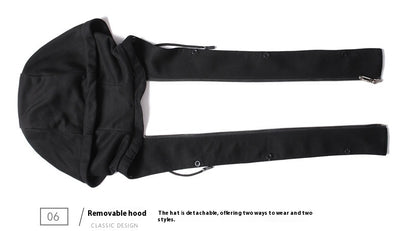 Abrigo de Lana Casual para Hombre con Gorro Desmontable - Image 29