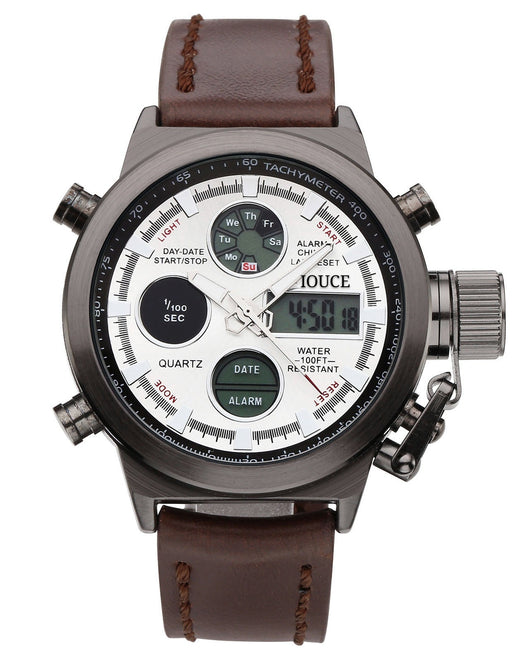 Reloj Inteligente con Correa de Cuero para Hombre - Image 6