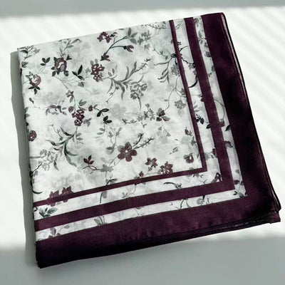 Pañuelo Estampado con Flores Pequeñas - Diseño Clásico - Image 21