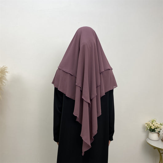 Turbante Chifón Liso Doble Capa - Elegancia y Comodidad - Image 18