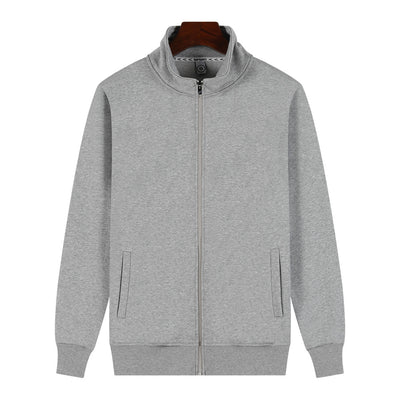 Chaqueta Suéter de Terciopelo Dorado Grabado con Cuello de Pie y Personalización - Image 10