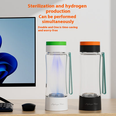 Vaso Generador de Agua Hidrogenada con Esterilización por Luz UV