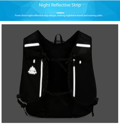 Mochila de Senderismo AZELA con Patrón Grid, Ligera y Transpirable para Trail Running y Camping - Image 17