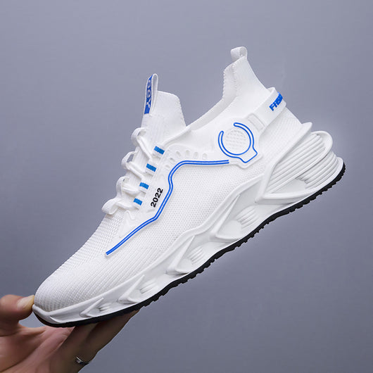 Zapatos Casuales Blancos para Hombre - Estilo Moderno y Versátil - Image 3