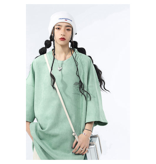 Camiseta Oversize Plus Size en Ante - Manga Corta y Suelta - Image 12