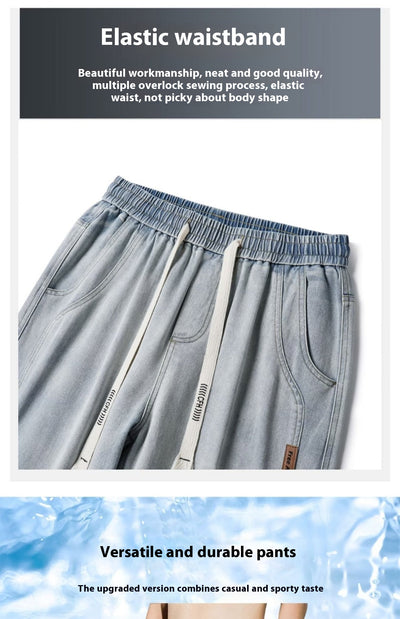 Pantalones Vaqueros Rectos Anchos para Hombre - Comodidad y Estilo Casual - Image 11
