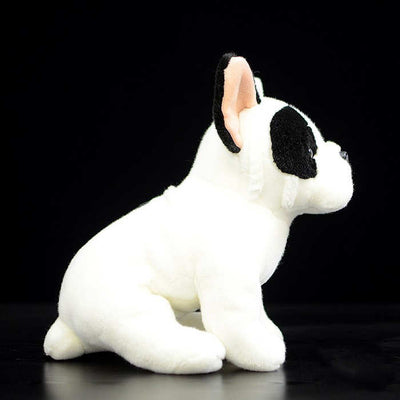 Peluche Perro Bulldog Francés Adorable Posición Sentada - Image 4